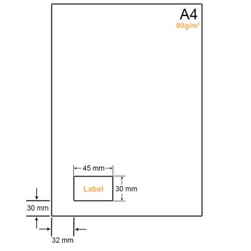 A4 papier met sticker - LW4901F